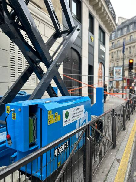 Location de la nouvelle nacelle ciseau électrique SINOBOOM à PARIS
